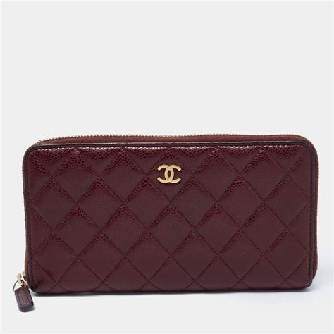 chanel money clip|chanel zipped wallet.